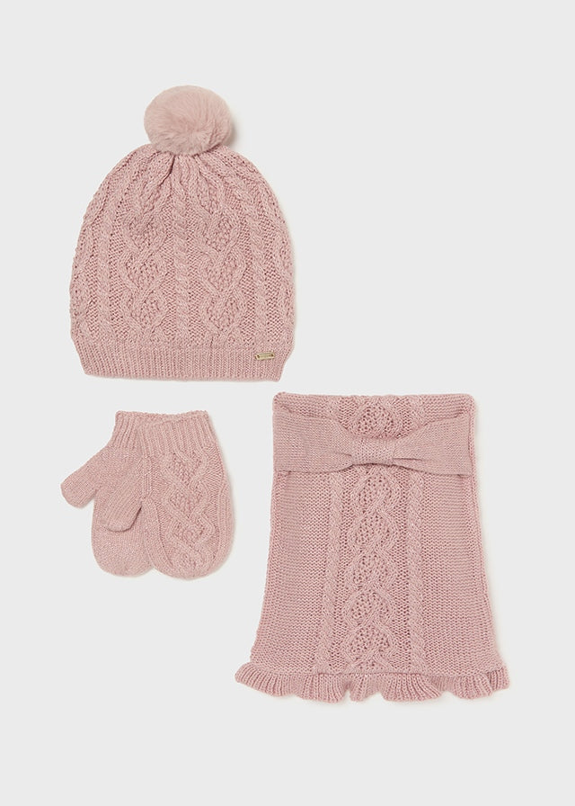 Hat-scarf set