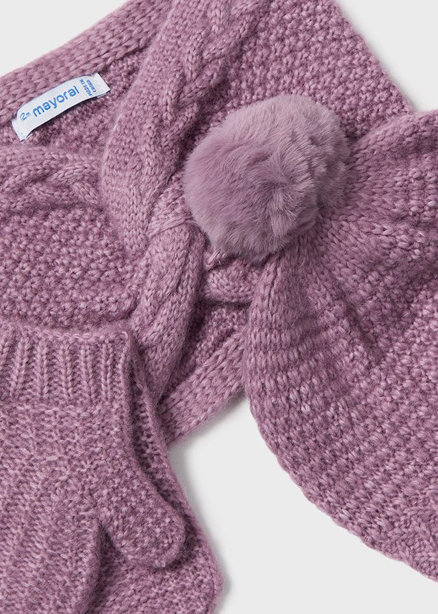 Hat-scarf set