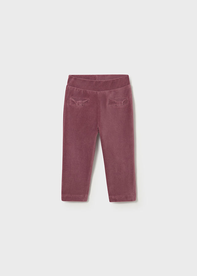 Basic cord knit trousers