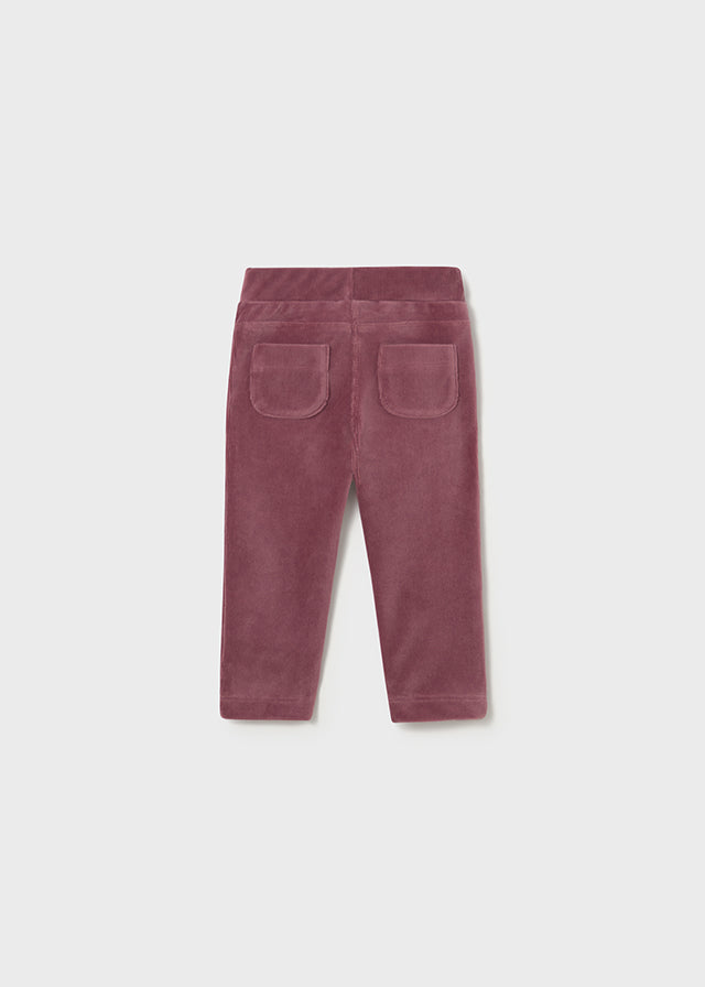 Basic cord knit trousers