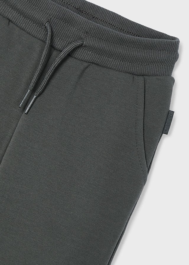 Basic cuffed fleece trousers