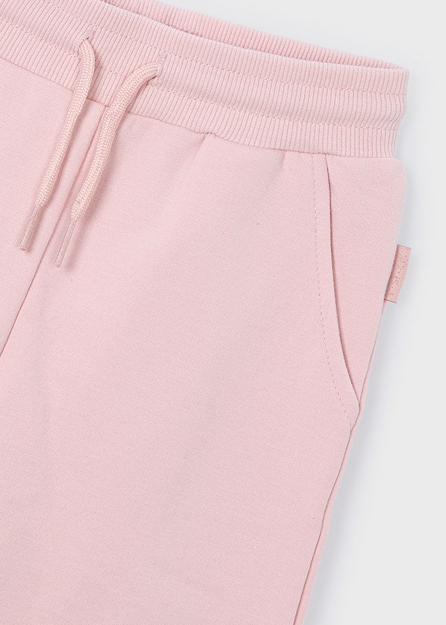 Basic cuffed fleece trousers