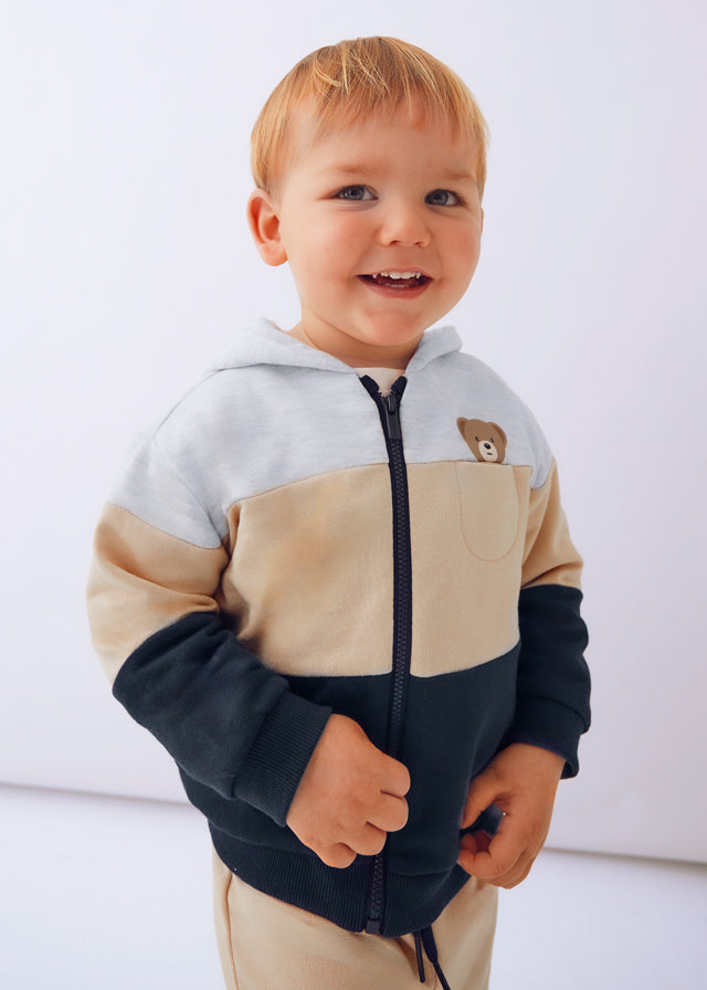 Basic plush 2 pants tracksuit