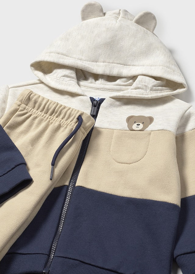 Basic plush 2 pants tracksuit