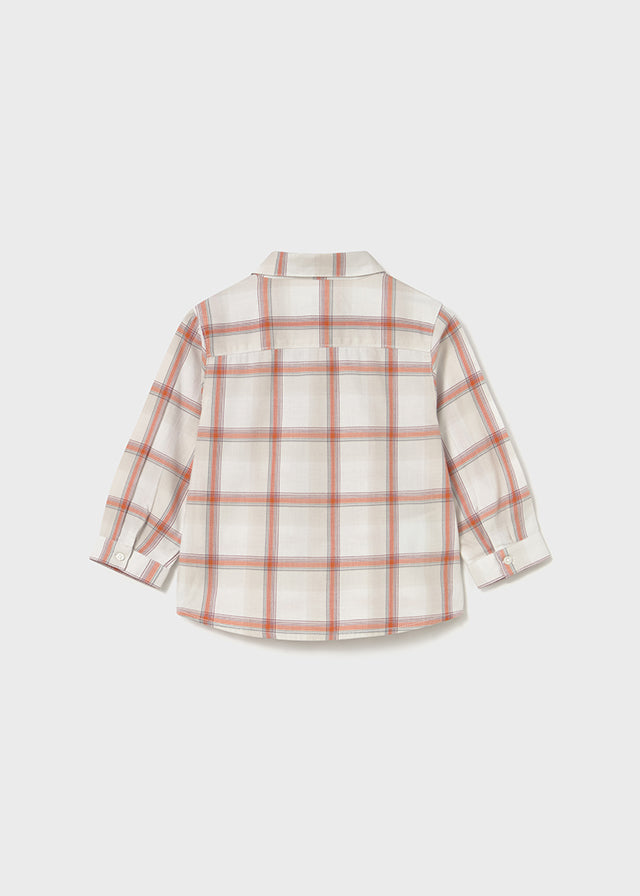 L/s checked shirt