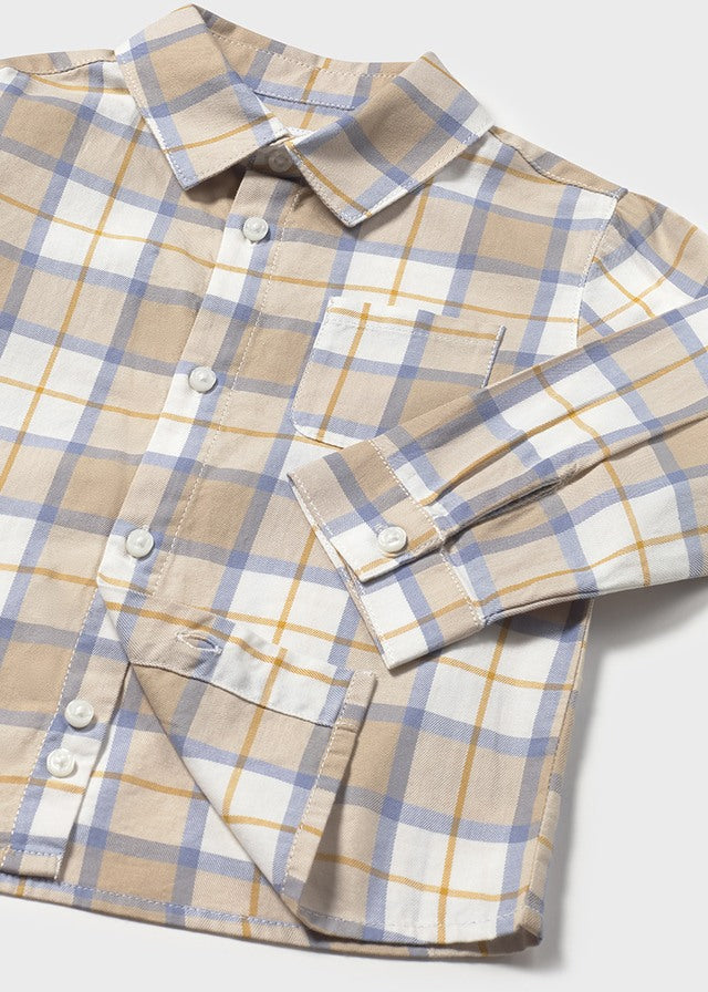 L/s checked shirt