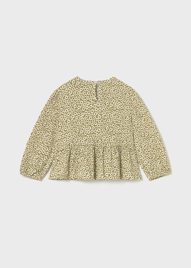 Bambula knit print blouse