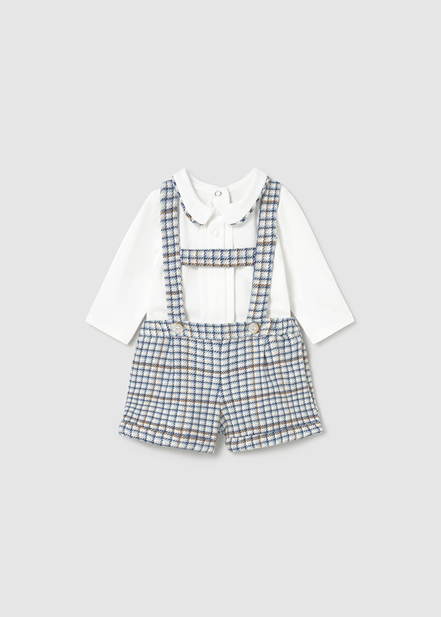 Shorts with suspender set