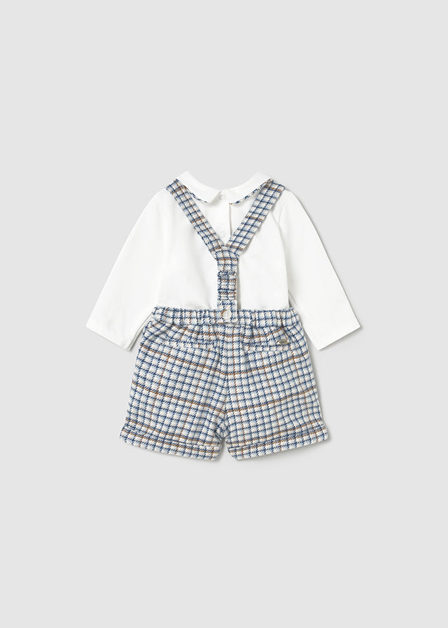 Shorts with suspender set