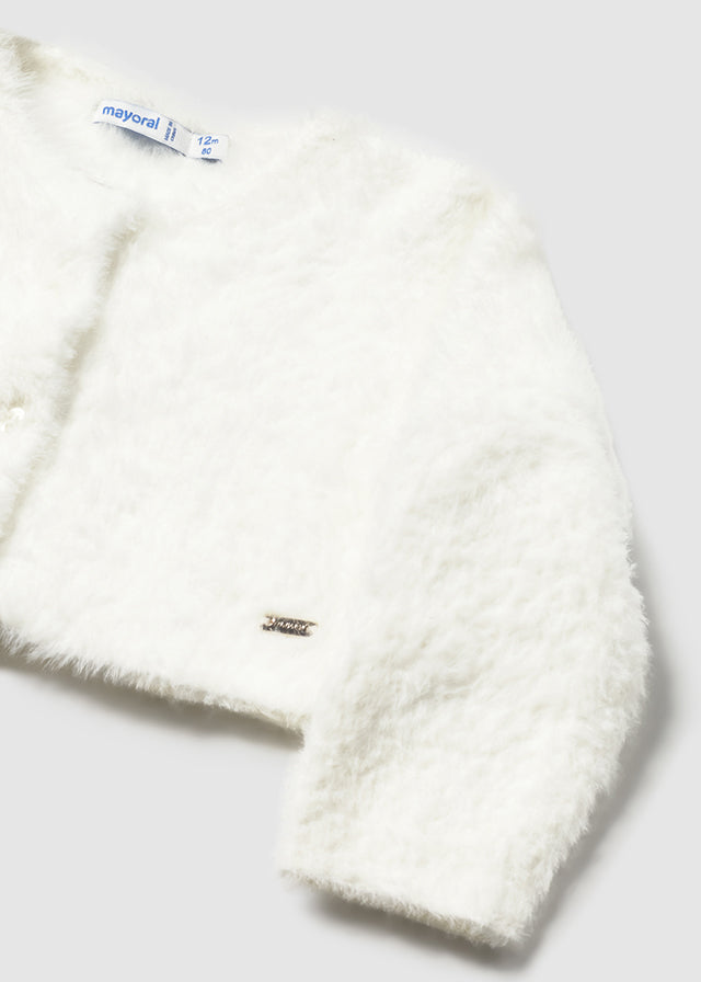Furry cardigan