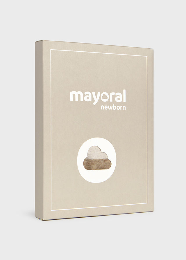 Long knit trousers set