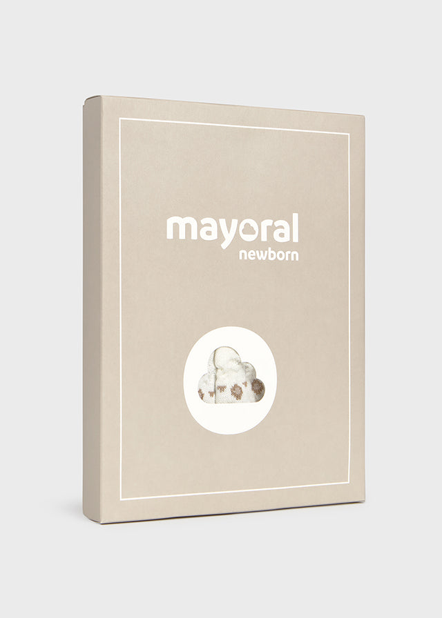 Long knit 3-piece trouset set