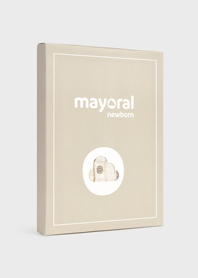 Long knit 3-piece trouset set