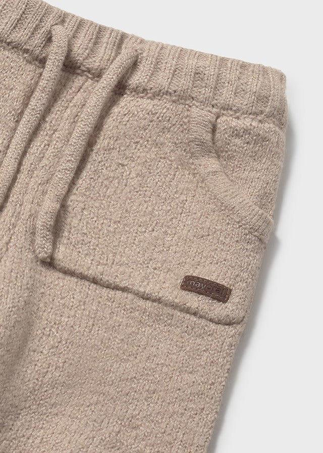 Knitted long pants