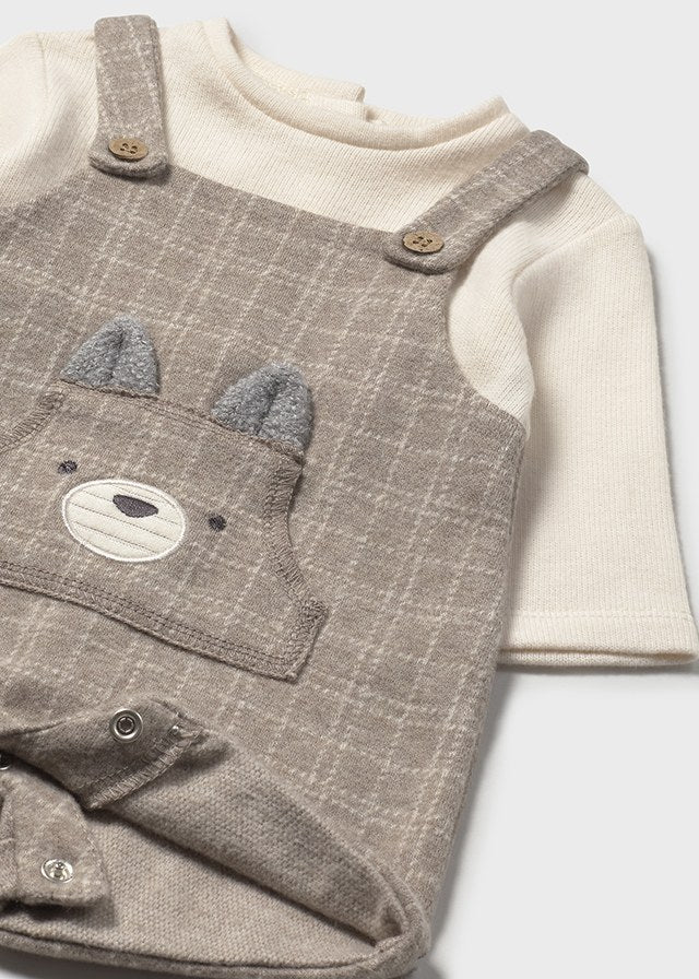Short soft dungaree