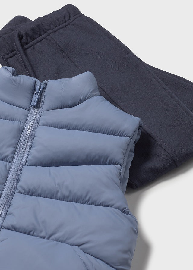 Pullover vest pants set
