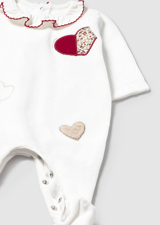2 Pcs velour onesie