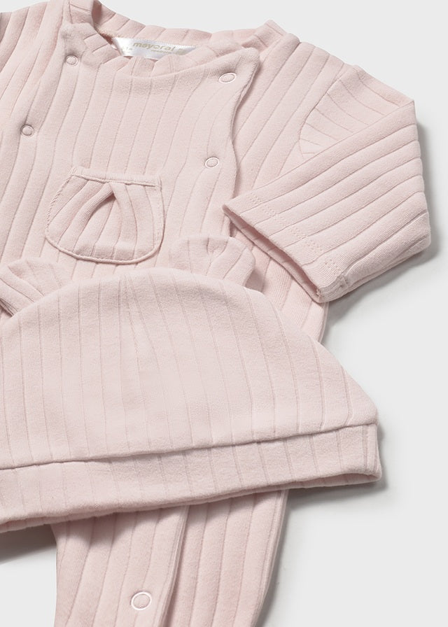 Dungaree and hat set