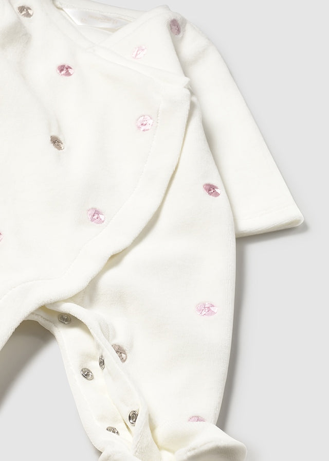 2 Pcs velour onesie