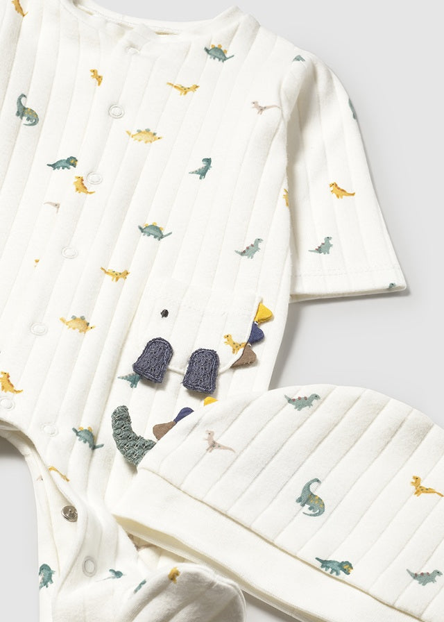 Dungaree and hat set