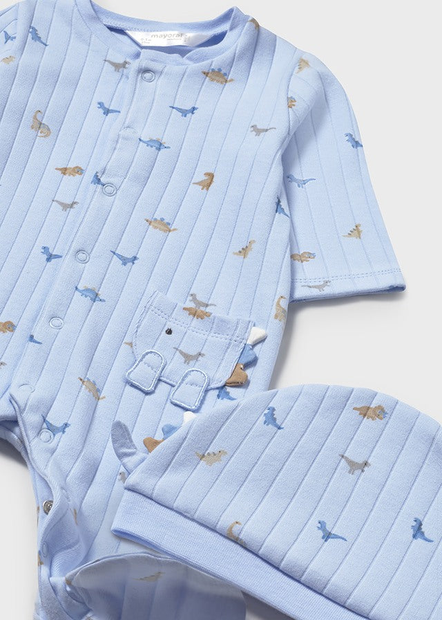 Dungaree and hat set