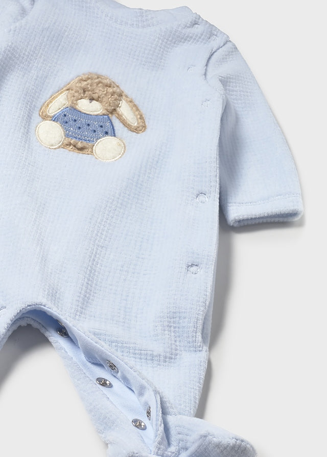2 Pcs velour onesie