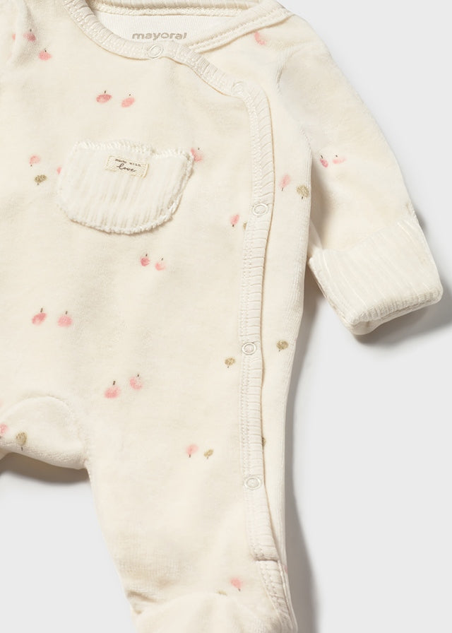 Velour onesie