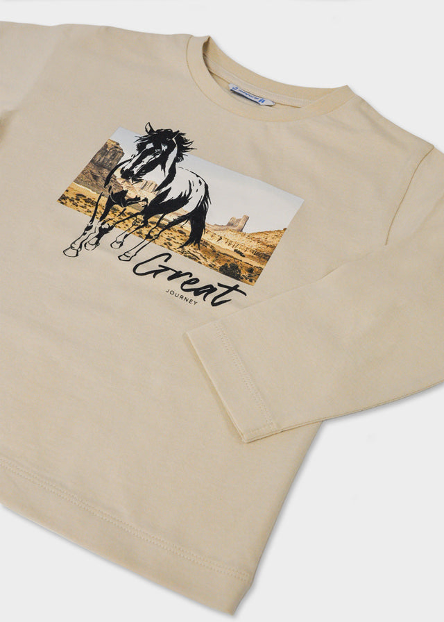 L/s t-shirt "Horse"