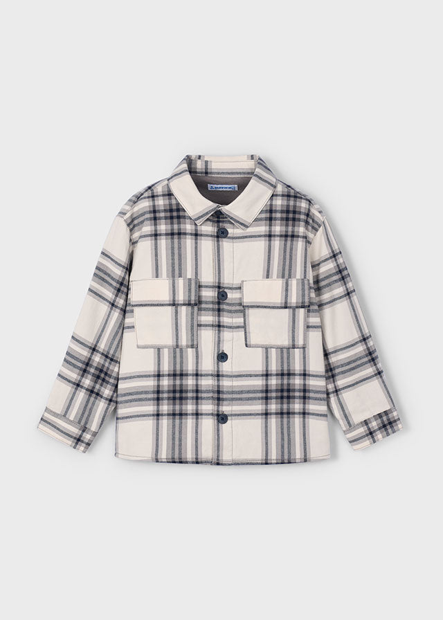 Checked overshirt