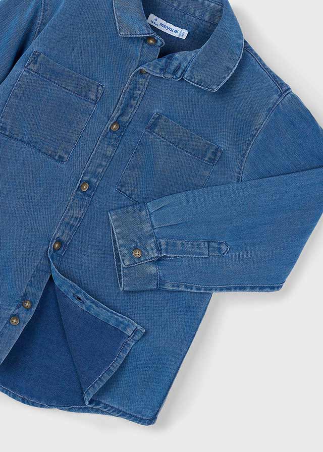 L/s denim shirt
