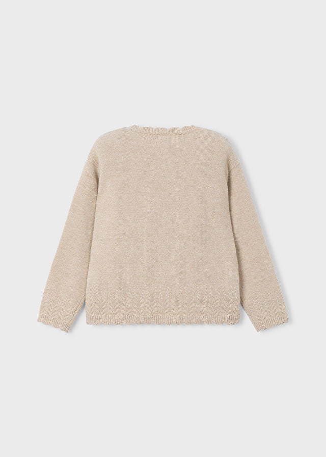 Knitted smooth sweater
