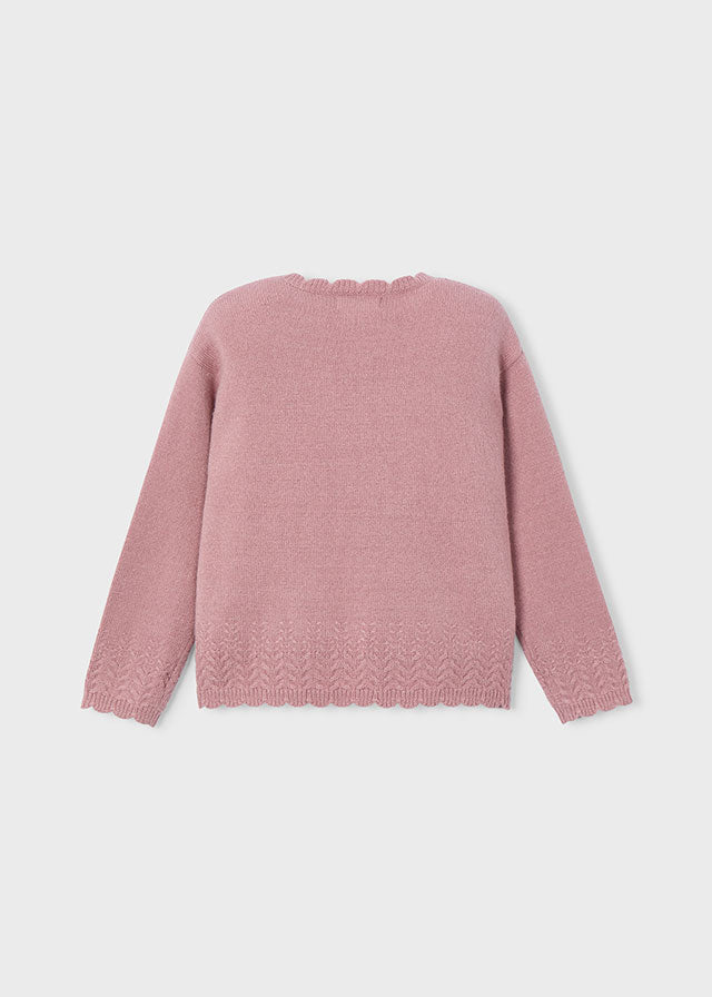 Knitted smooth sweater