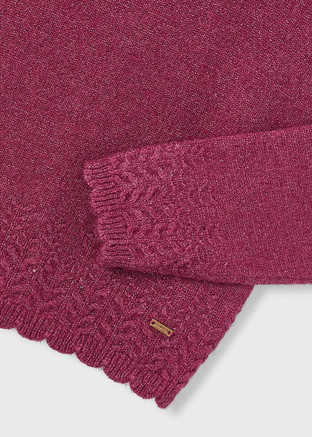 Knitted smooth sweater