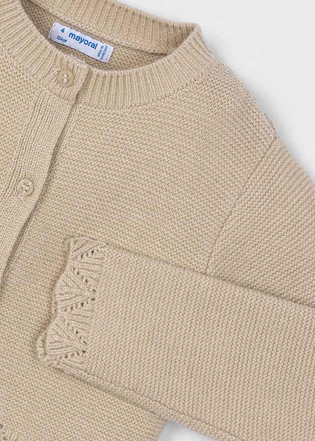 Knit link cardigan
