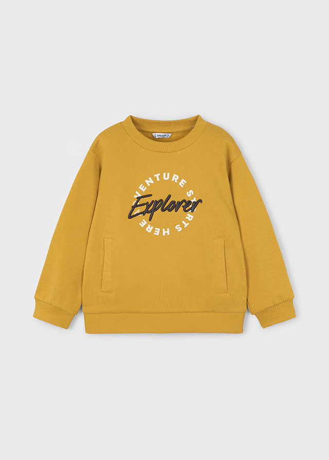 Embroidered pullover