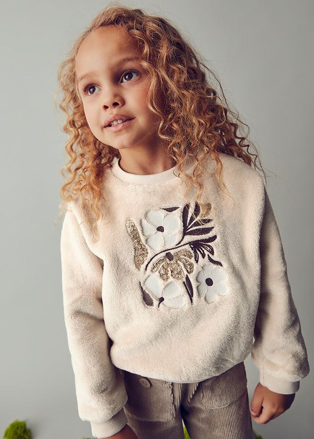 Fur pullover