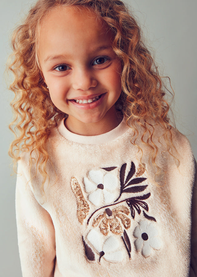 Fur pullover