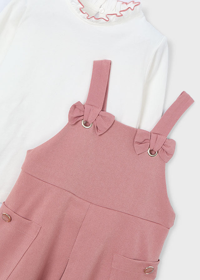 Swan pinafore dress