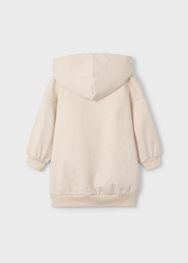 Fleece hooded dress