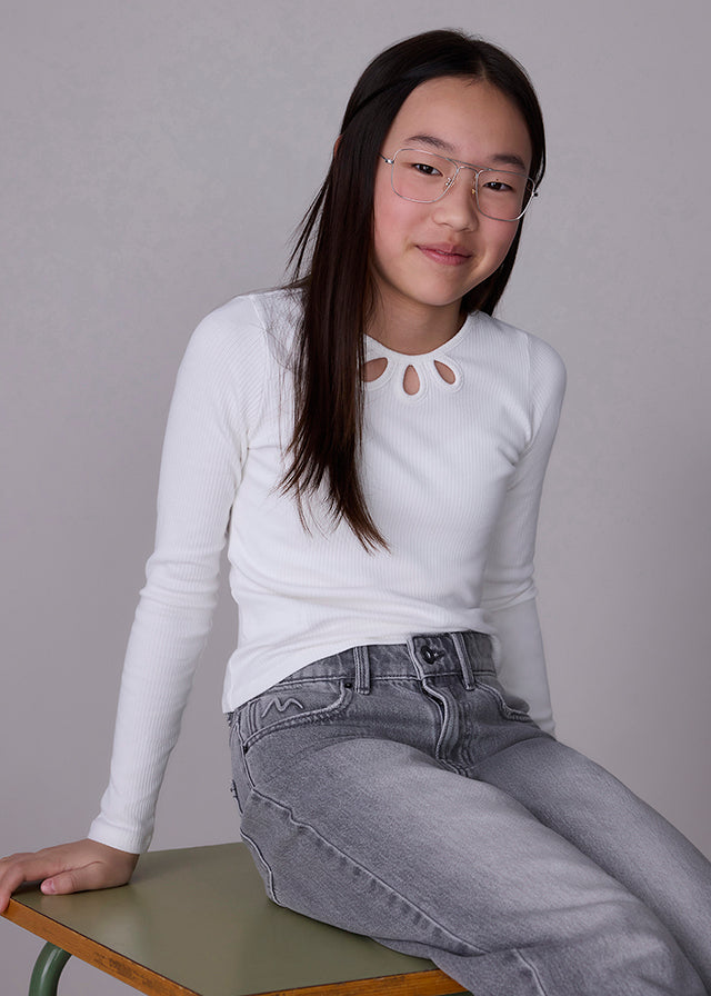 L/s ribbed shirt