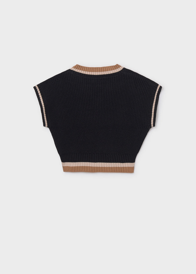 Knitting vest