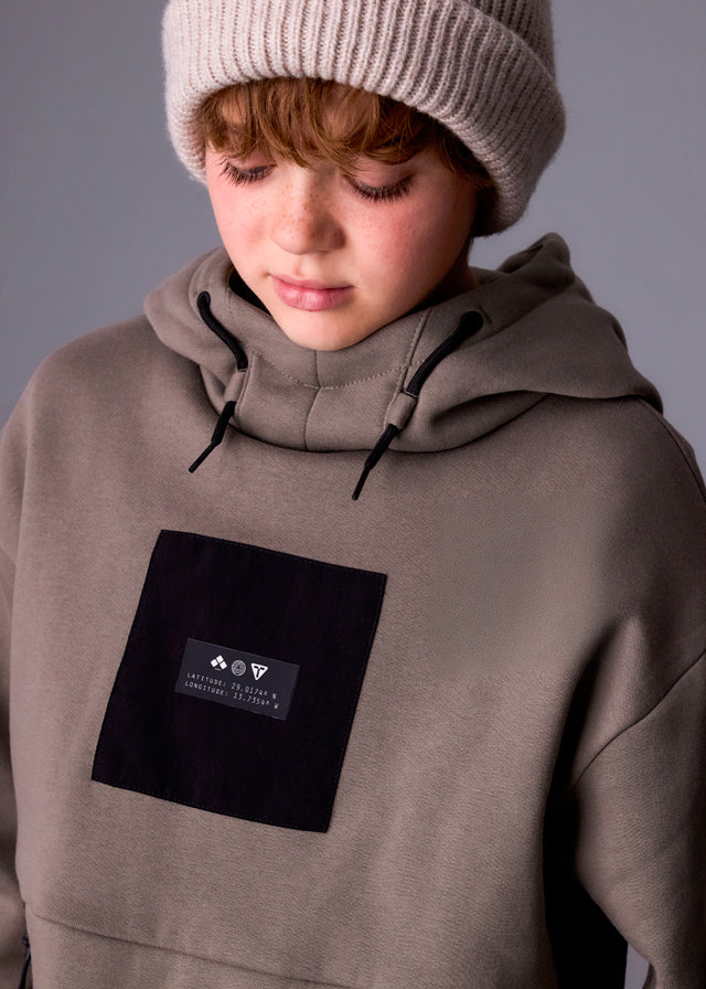 Contrast pullover