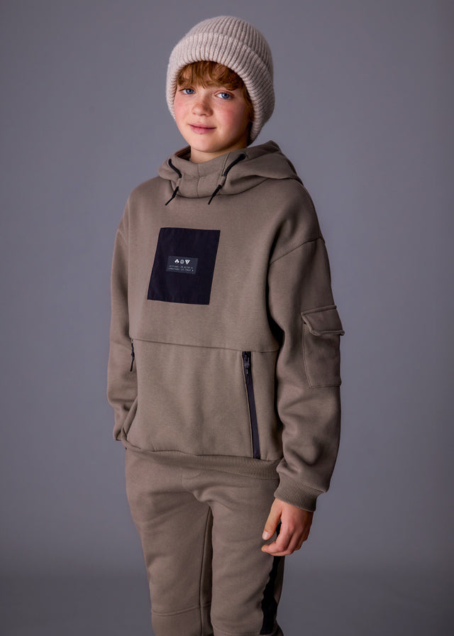 Contrast pullover