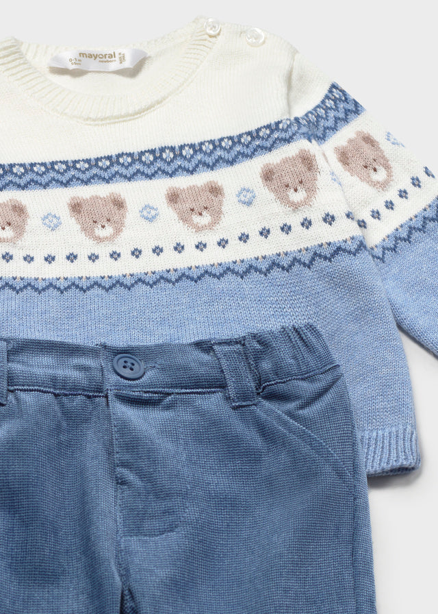 Jersey and long trousers set