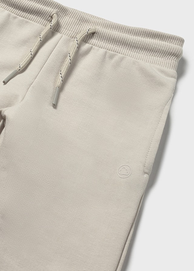 Basic cuffed fleece trousers