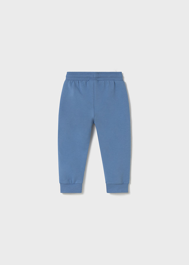 Basic cuffed fleece trousers