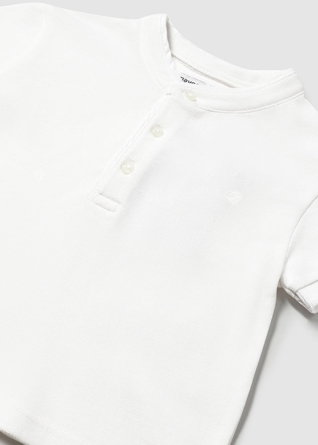Polo s/s mao neck