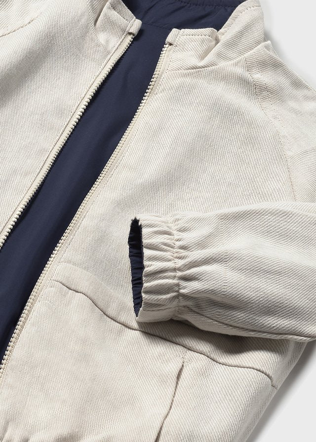 Dressy reversible windbreaker