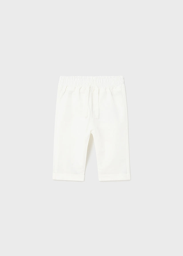 Linen long trousers