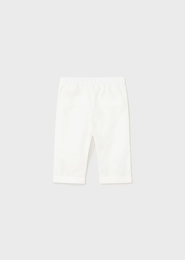 Linen long trousers
